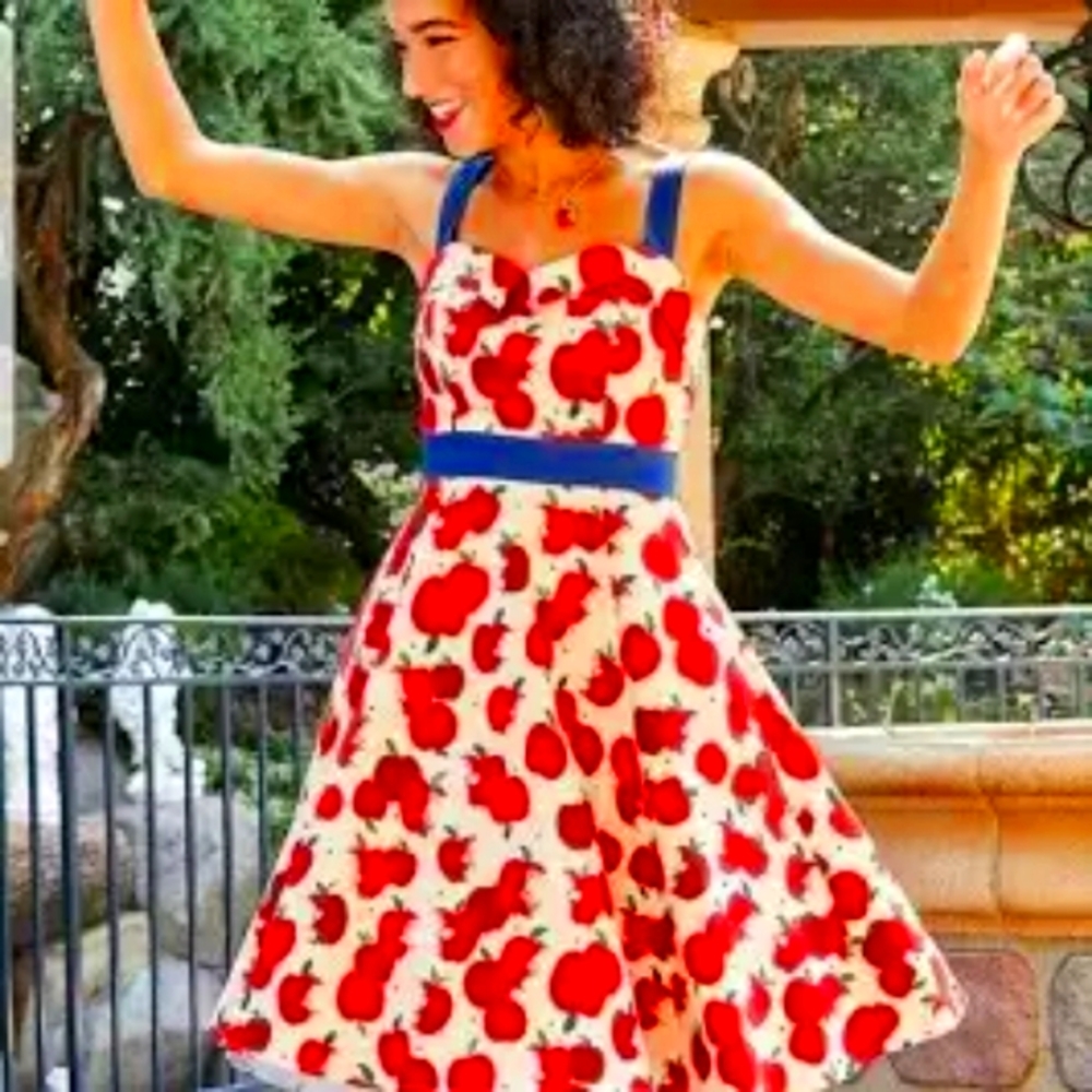 NWT Disney Snow White Apple dress